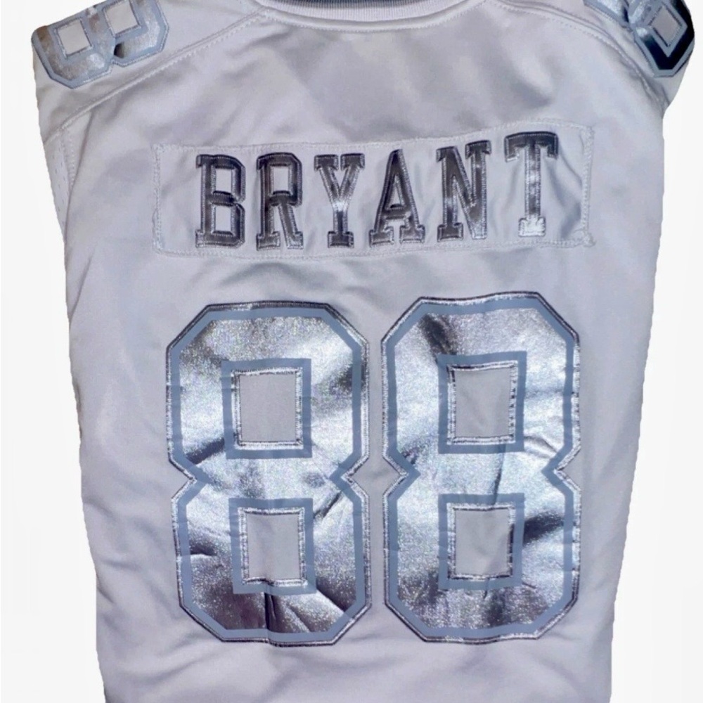 RARE Nike Dallas Cowboys Dez Bryant #88 STITCHED Silver Inverted Jersey XXL
